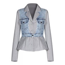 Giacca Corta Donna Blazer Con