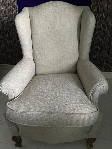 Poltrona vintage lino - poltrona,