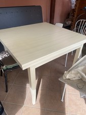 Tavolo Allungabile con Apertura a Libro - Beige 1x1 Mt.