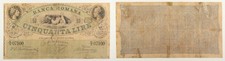 Banca romana lire 1872 - lire,
