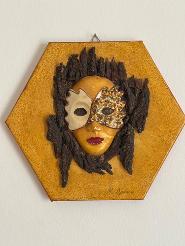 Maschera parete veneziana - maschera,