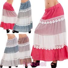 Gonna donna lunga ampia gitana