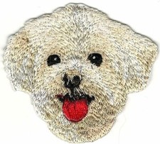 Toppa cane maltese bianco