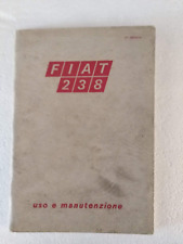 FIAT   238  MOTORE 1200 1500   LIBRETTO USO MANUTENZIONE              (704)