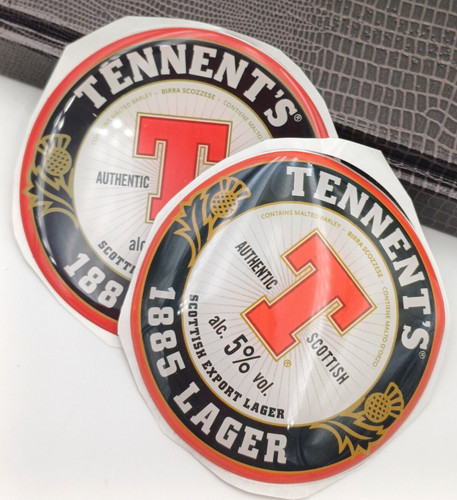 Tennent beer adesivo gommato - tennent's,