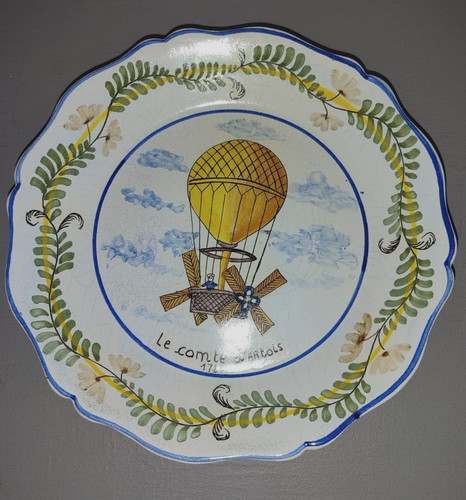 Assiette décorative faïence - assiette,