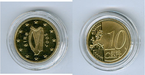 Irlanda cent proof - 10, /