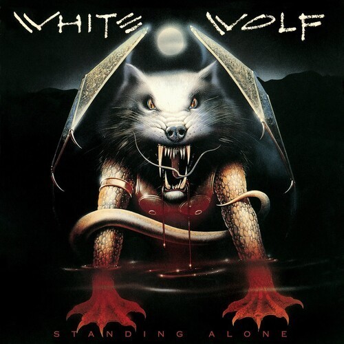 White wolf rock candy - wolf,