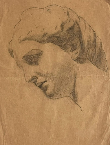 Disegno antico testa - disegno,