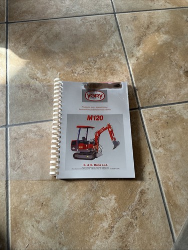 Libretto mini escavatore ygry - libretto,