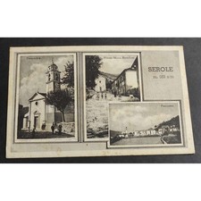 Cartolina Serole - Parrocchia - Piazza Mons. Bertolotti - Panorama