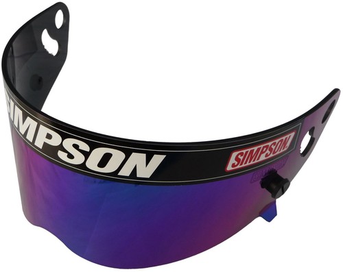 Casco simpson visiera blu - casco,