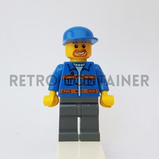 LEGO Minifigures - 1x cty141 - Garage Mechanic - Vintage Town Omino Minifig 7642