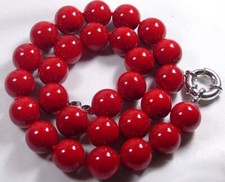 Collana perle lisce pietre