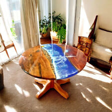 Tavolino da caffè in resina epossidica onda oceanica bar bancone corridoio e hotel de