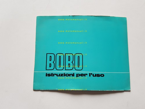 Benelli bobo 1972 manuale - bobo,