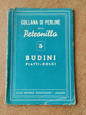 Libretto Ricette Collana di Perline Petronilla Numero 5 Budini 1947 SCE3