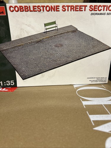 Cobblestone street section - street,