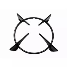 Griglia cucina Nardi 1 fuoco tonda smaltata nera diametro 17 cm