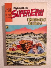 RACCOLTA SUPER EROI CORNO N. 58 FANTASTICI QUATTRO 100 101 104 NO RESA EDICOLA