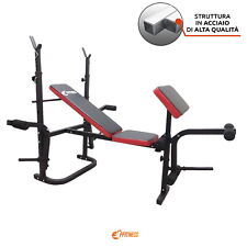 PANCA PESI MULTIFUNZIONE REGOLABILEI PIEGHEVOLE PESO MAX 200KG CON INESTETISMI