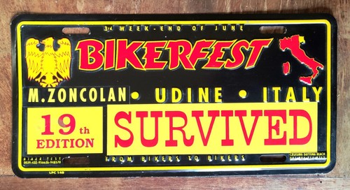 Targa biker fest zoncolan - targa,