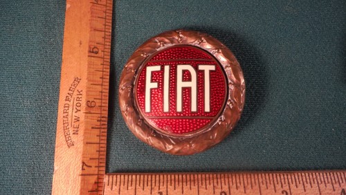 Bu73 fiat cofano naso - naso, emblema