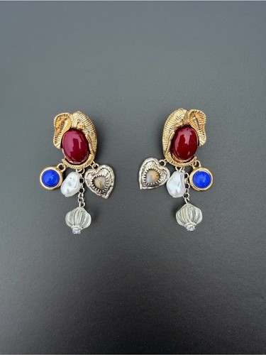 Zara gold tone earrings with - gold-tone,