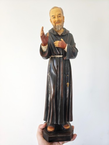 Vintage padre pio statue - st.,