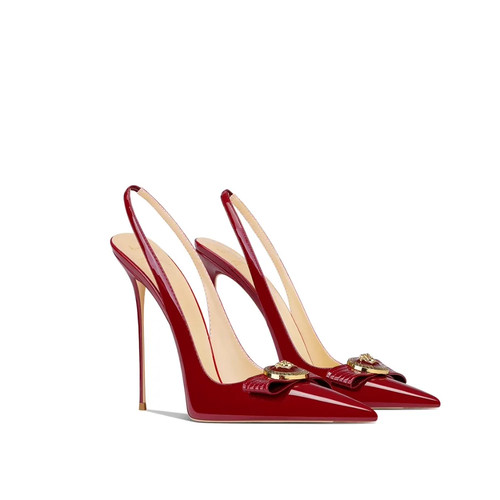 Scarpe stiletto donna pelle