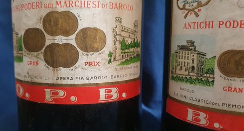 Bottiglia barolo 1952 - bottiglia,