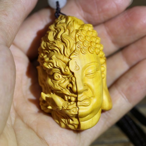 Testa divinità buddha - testa, di