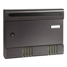 Alubox Cassetta posta senza tettuccio (36,5x7x29cm) ESSE Grigio ghisa 04SIREVRGH