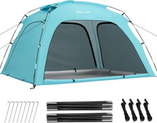 Tenda Da Spiaggia Grande Adatta a 3-4 Persone, Tenda Da Spiaggia Portatile Con C