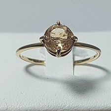 18kt Gold Women Minimal Yellow