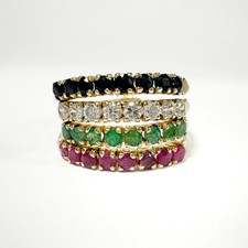 Anello harem vintage in oro 14