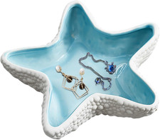 Ciotola Decorativa in Ceramica, Con Stelle Marine, Decorazione per Il Comodino, 