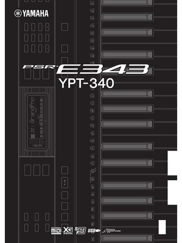 Yamaha psr e343 - yamaha, psr-e343