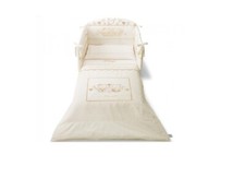 Coordinato per Culla Set 3pz Prestige Oro Pali con BRILLANTINI