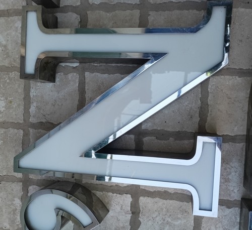 Lettera scatolata vintage - z,