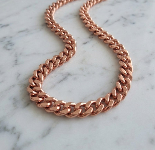 Collana grossa rame - collana,