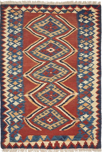 Kashgai kilim tessuto mano - a,