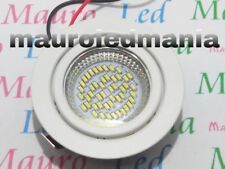 Faretto Led Camper Slim Tondo 12V 3W Roulotte Bagno Small Incasso Downled 4000K