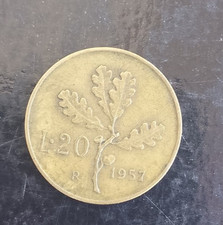 Moneta L. 20 (Lire) 1957 -