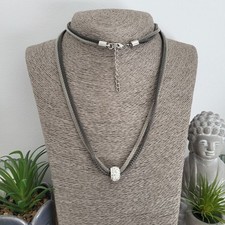 Collana catena maglia doppio