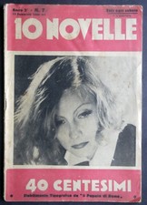 GRETA GARBO  bella cover -10 NOVELLE  17 febbraio 1934