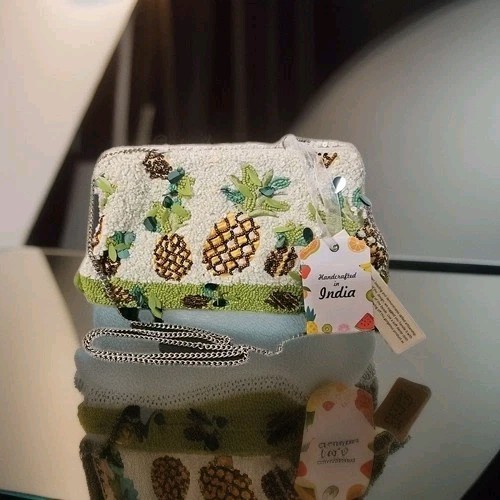 Borsa tracolla con perline - borsa,