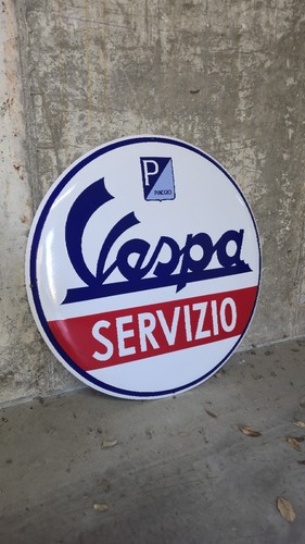 Insegna vespa servizio - insegna,