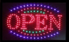 OPEN LED Insegna Luce Display