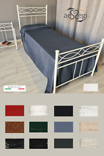 Letto singolo in ferro battuto Rosa Anna